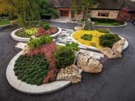 Сады камней в современном ландшафте