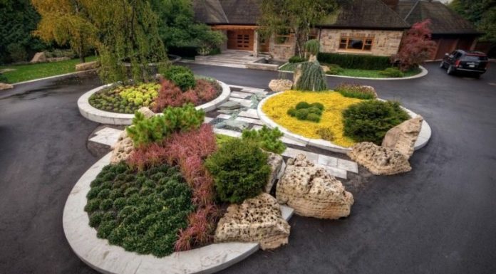 Сады камней в современном ландшафте