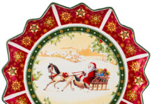 Разнообразие новогодней посуды