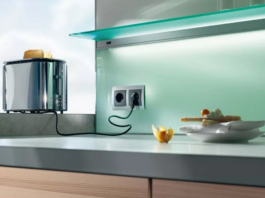 Электрические розетки на кухне