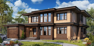 Чем интересна технология строительства домов из вертикального бруса: отличия, как обрабатывают древесину