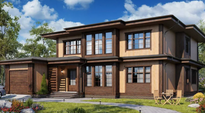 Чем интересна технология строительства домов из вертикального бруса: отличия, как обрабатывают древесину