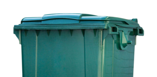 Мусорный уличный евро-контейнер на колесах: удобство и функциональность