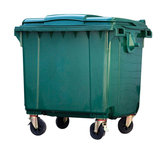 Мусорный уличный евро-контейнер на колесах: удобство и функциональность