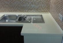 Акриловая столешница для кухни: плюсы, особенности и выбор